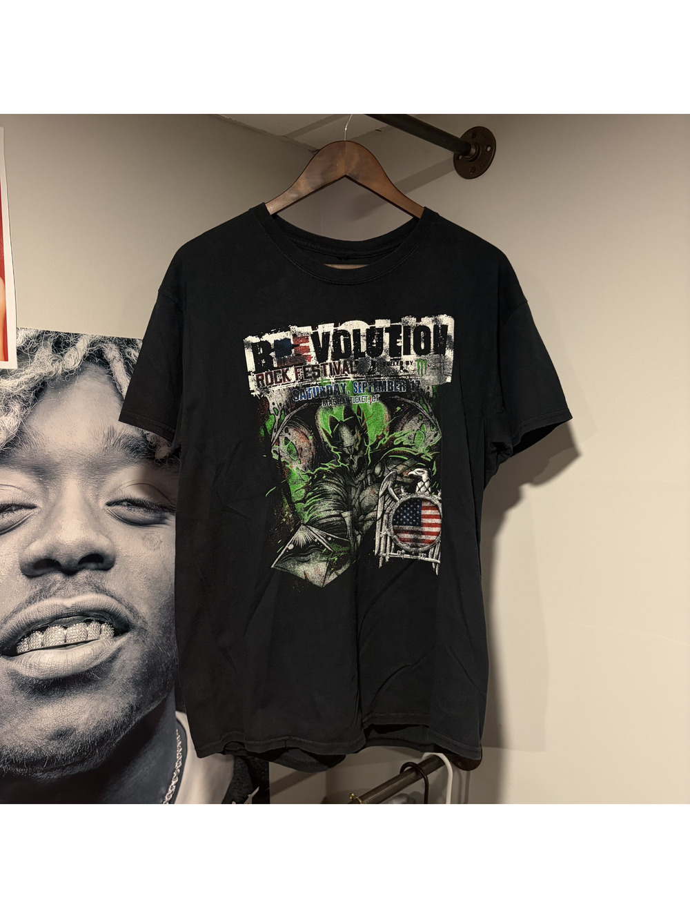 Revolution Rock Festival Graphic Black T-Shirt